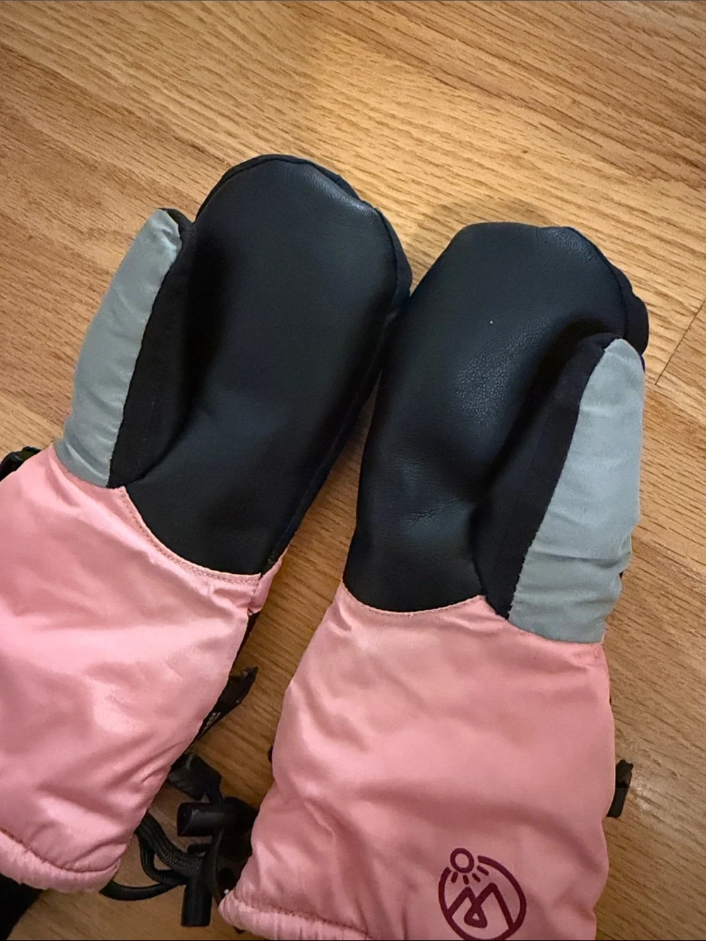 Kids Pink Unicorn Winter Mittens - size xxs - perfect for ages 6-8